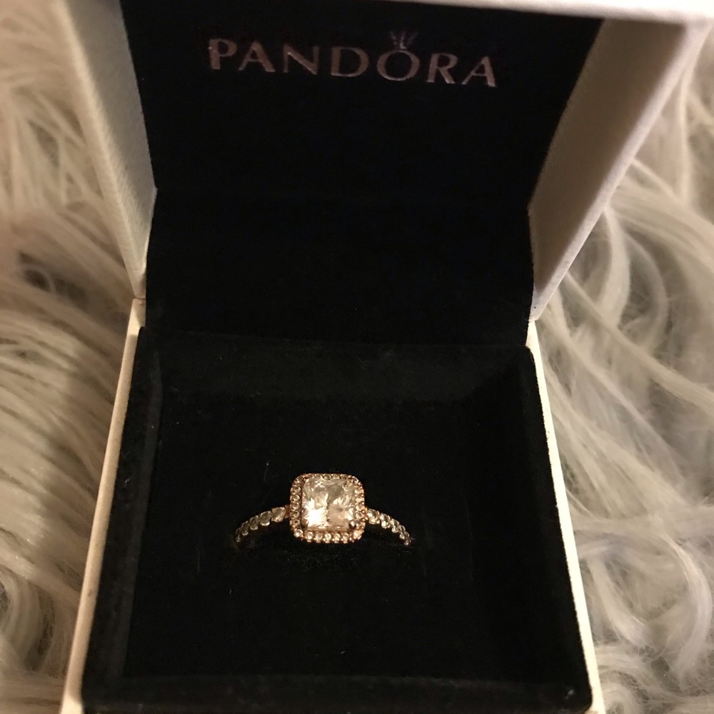 PANDORA TIMELESS ELEGANCE ROSE RING